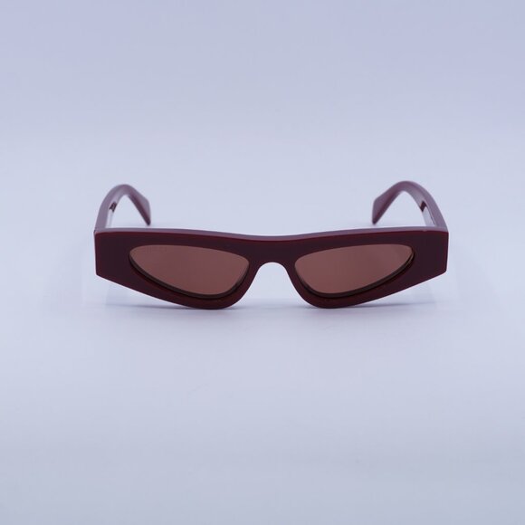 Gucci GG1779S 003 Sunglasses Burgundy Cat Eye Frame, Brown Lenses main image 5